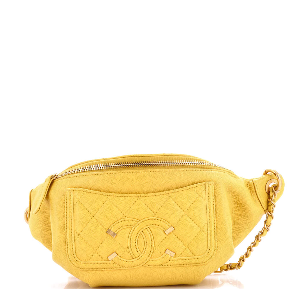 Chanel Filigree Waist Bag Quilted #267735C22B